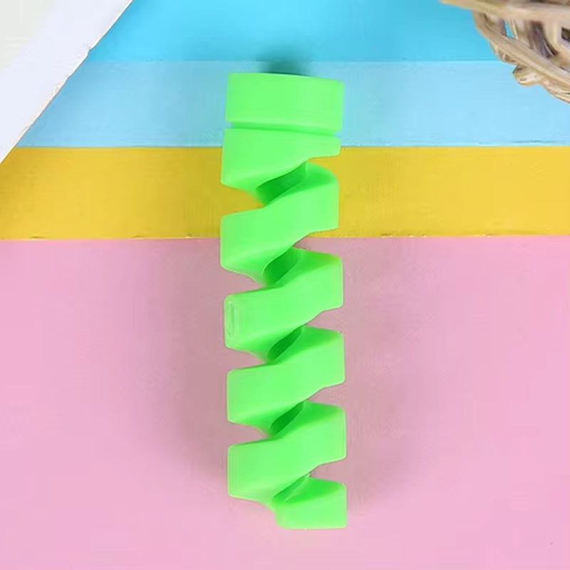 4PCS Cable Protector Silicone Bobbin Winder Wire Cord Organizer Cover for Apple Iphone USB Charger Cable Cord