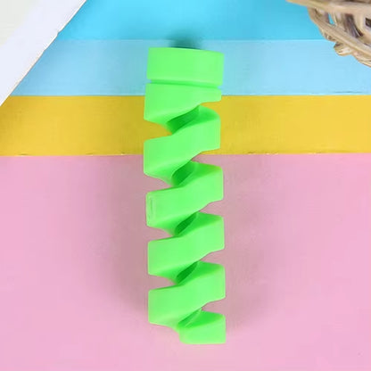 4PCS Cable Protector Silicone Bobbin Winder Wire Cord Organizer Cover for Apple Iphone USB Charger Cable Cord