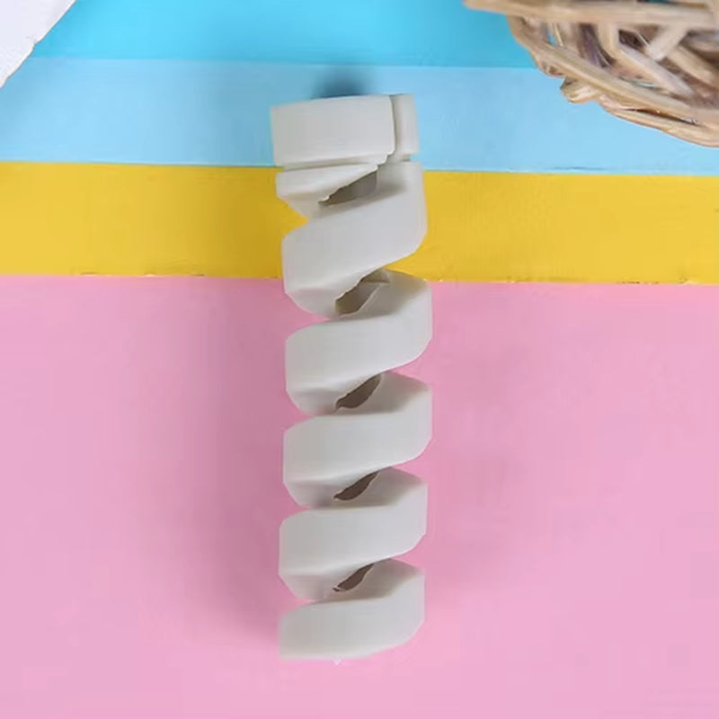 4PCS Cable Protector Silicone Bobbin Winder Wire Cord Organizer Cover for Apple Iphone USB Charger Cable Cord