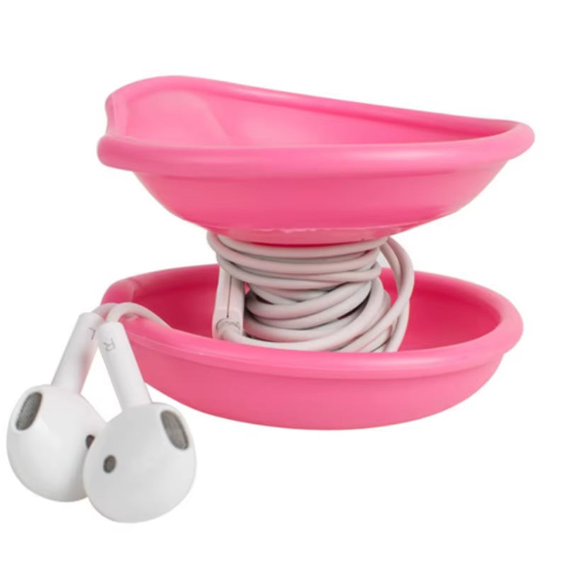 Turtle Cable Organizer, Wire Cord Reel Management, Earbud Carrying Case Headphone Cord Holder Wire Shortener Keeper Wrap Winder