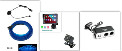 7" IPS Car Smart Screen Wireless Carplay Auto Mobile Phone Projection Screen Navigation X70