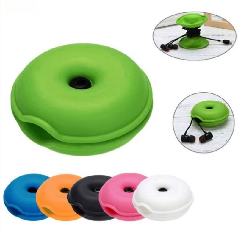 Turtle Cable Organizer, Wire Cord Reel Management, Earbud Carrying Case Headphone Cord Holder Wire Shortener Keeper Wrap Winder